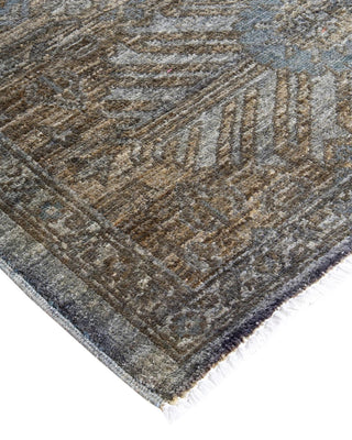 Vibrance, One-of-a-Kind Hand-Knotted Area Rug - Gray, 8' 3" x 10' 2" - Solo Rugs