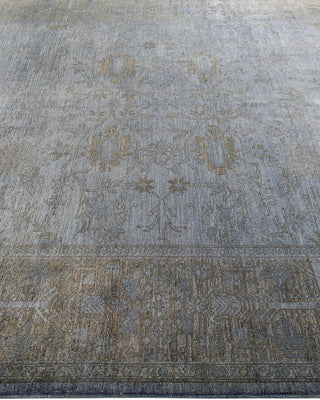 Vibrance, One-of-a-Kind Hand-Knotted Area Rug - Gray, 8' 3" x 10' 2" - Solo Rugs