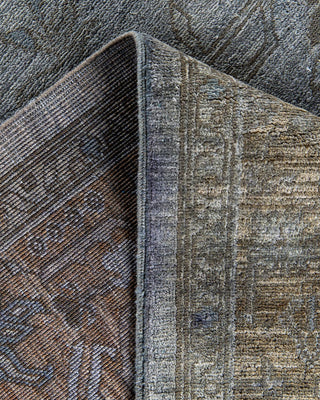 Vibrance, One-of-a-Kind Hand-Knotted Area Rug - Gray, 8' 3" x 10' 2" - Solo Rugs