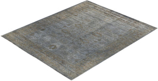 Vibrance, One-of-a-Kind Hand-Knotted Area Rug - Gray, 8' 3" x 10' 2" - Solo Rugs