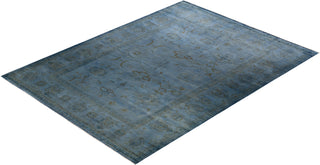 Vibrance, One-of-a-Kind Hand-Knotted Area Rug - Gray, 9' 2" x 12' 3" - Solo Rugs