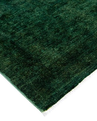 Vibrance, One-of-a-Kind Hand-Knotted Area Rug - Green, 11' 10" x 14' 7" - Solo Rugs