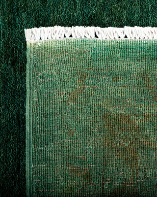 Vibrance, One-of-a-Kind Hand-Knotted Area Rug - Green, 11' 10" x 14' 7" - Solo Rugs