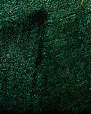 Vibrance, One-of-a-Kind Hand-Knotted Area Rug - Green, 11' 10" x 14' 7" - Solo Rugs