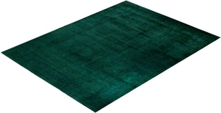 Vibrance, One-of-a-Kind Hand-Knotted Area Rug - Green, 11' 10" x 15' 9" - Solo Rugs