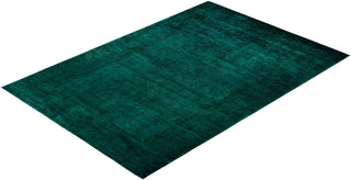 Vibrance, One-of-a-Kind Hand-Knotted Area Rug - Green, 12' 1" x 17' 5" - Solo Rugs