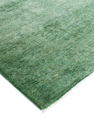 Vibrance, One-of-a-Kind Hand-Knotted Area Rug - Green, 6' 0" x 8' 5" - Solo Rugs