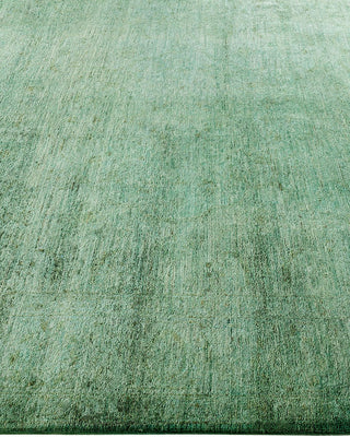 Vibrance, One-of-a-Kind Hand-Knotted Area Rug - Green, 6' 0" x 8' 5" - Solo Rugs