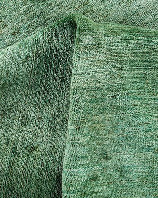 Vibrance, One-of-a-Kind Hand-Knotted Area Rug - Green, 6' 0" x 8' 5" - Solo Rugs