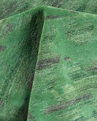 Vibrance, One-of-a-Kind Hand-Knotted Area Rug - Green, 6' 1" x 9' 1" - Solo Rugs