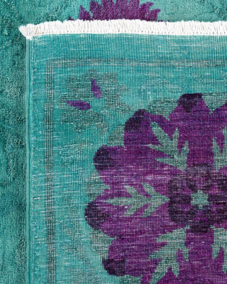 Vibrance, One-of-a-Kind Hand-Knotted Area Rug - Green, 9' 2" x 12' 1" - Solo Rugs