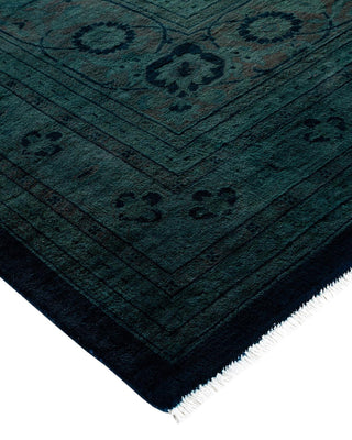 Vibrance, One-of-a-Kind Hand-Knotted Area Rug - Navy, 12' 1" x 15' 0" - Solo Rugs