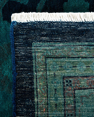 Vibrance, One-of-a-Kind Hand-Knotted Area Rug - Navy, 12' 1" x 15' 0" - Solo Rugs
