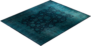 Vibrance, One-of-a-Kind Hand-Knotted Area Rug - Navy, 12' 1" x 15' 0" - Solo Rugs