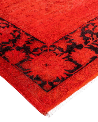 Vibrance, One-of-a-Kind Hand-Knotted Area Rug - Orange, 3' 10" x 6' 3" - Solo Rugs