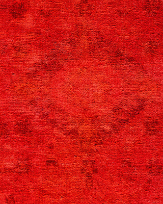 Vibrance, One-of-a-Kind Hand-Knotted Area Rug - Orange, 3' 10" x 6' 3" - Solo Rugs