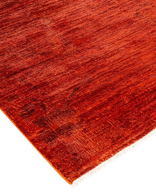 Vibrance, One-of-a-Kind Hand-Knotted Area Rug - Orange, 4' 0" x 6' 1" - Solo Rugs