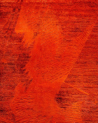 Vibrance, One-of-a-Kind Hand-Knotted Area Rug - Orange, 4' 0" x 6' 1" - Solo Rugs