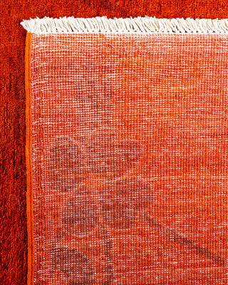 Vibrance, One-of-a-Kind Hand-Knotted Area Rug - Orange, 4' 0" x 6' 1" - Solo Rugs
