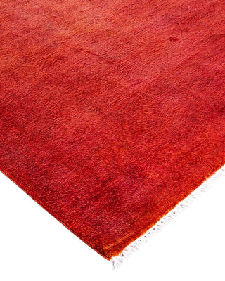 Vibrance, One-of-a-Kind Hand-Knotted Area Rug - Orange, 4' 1" x 6' 4" - Solo Rugs
