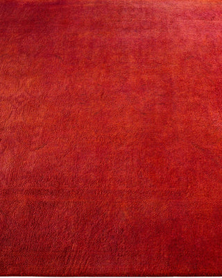 Vibrance, One-of-a-Kind Hand-Knotted Area Rug - Orange, 4' 1" x 6' 4" - Solo Rugs
