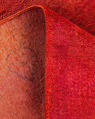 Vibrance, One-of-a-Kind Hand-Knotted Area Rug - Orange, 4' 1" x 6' 4" - Solo Rugs