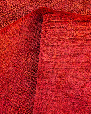 Vibrance, One-of-a-Kind Hand-Knotted Area Rug - Orange, 4' 1" x 6' 4" - Solo Rugs