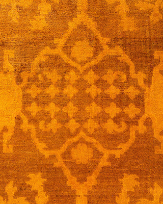 Vibrance, One-of-a-Kind Hand-Knotted Area Rug - Orange, 5' 3" x 7' 6" - Solo Rugs