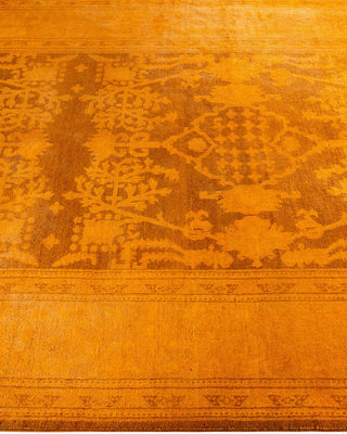 Vibrance, One-of-a-Kind Hand-Knotted Area Rug - Orange, 5' 3" x 7' 6" - Solo Rugs