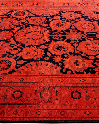 Vibrance, One-of-a-Kind Hand-Knotted Area Rug - Orange, 6' 0" x 9' 2" - Solo Rugs