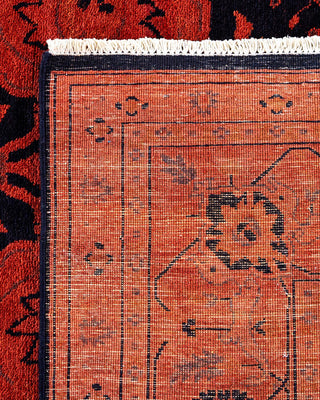 Vibrance, One-of-a-Kind Hand-Knotted Area Rug - Orange, 6' 0" x 9' 2" - Solo Rugs