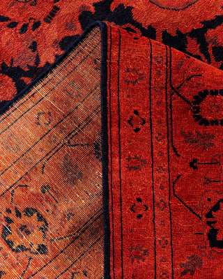 Vibrance, One-of-a-Kind Hand-Knotted Area Rug - Orange, 6' 0" x 9' 2" - Solo Rugs