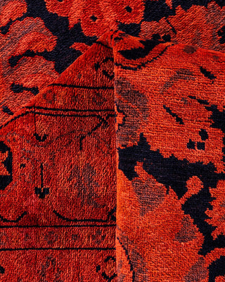 Vibrance, One-of-a-Kind Hand-Knotted Area Rug - Orange, 6' 0" x 9' 2" - Solo Rugs