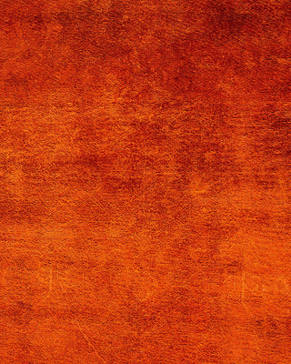 Vibrance, One-of-a-Kind Hand-Knotted Area Rug - Orange, 6' 1" x 8' 9" - Solo Rugs