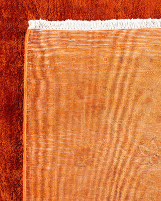 Vibrance, One-of-a-Kind Hand-Knotted Area Rug - Orange, 6' 1" x 8' 9" - Solo Rugs