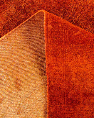 Vibrance, One-of-a-Kind Hand-Knotted Area Rug - Orange, 6' 1" x 8' 9" - Solo Rugs