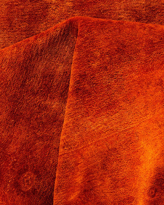 Vibrance, One-of-a-Kind Hand-Knotted Area Rug - Orange, 6' 1" x 8' 9" - Solo Rugs