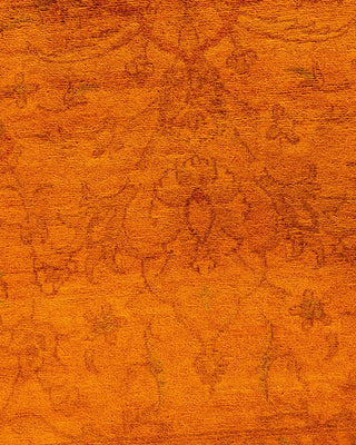 Vibrance, One-of-a-Kind Hand-Knotted Area Rug - Orange, 6' 1" x 9' 0" - Solo Rugs