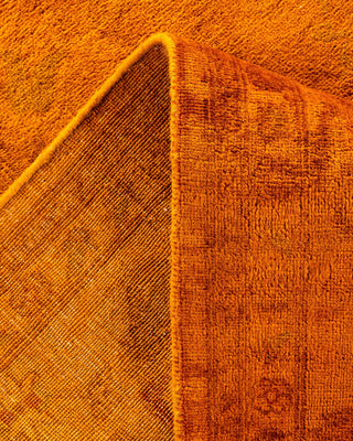 Vibrance, One-of-a-Kind Hand-Knotted Area Rug - Orange, 6' 1" x 9' 0" - Solo Rugs