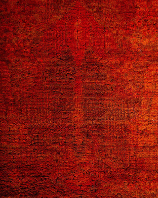 Vibrance, One-of-a-Kind Hand-Knotted Area Rug - Orange, 7' 10" x 10' 4" - Solo Rugs