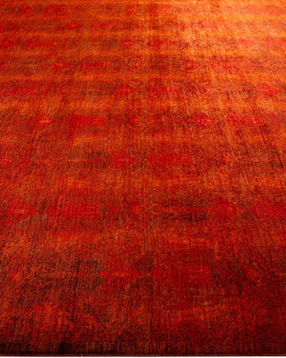 Vibrance, One-of-a-Kind Hand-Knotted Area Rug - Orange, 7' 10" x 10' 4" - Solo Rugs