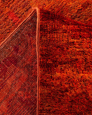 Vibrance, One-of-a-Kind Hand-Knotted Area Rug - Orange, 7' 10" x 10' 4" - Solo Rugs