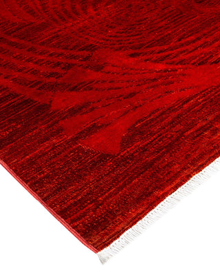 Vibrance, One-of-a-Kind Hand-Knotted Area Rug - Orange, 8' 1" x 10' 1" - Solo Rugs