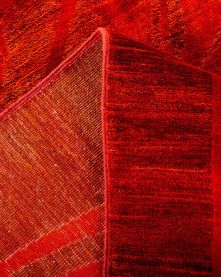Vibrance, One-of-a-Kind Hand-Knotted Area Rug - Orange, 8' 1" x 10' 1" - Solo Rugs