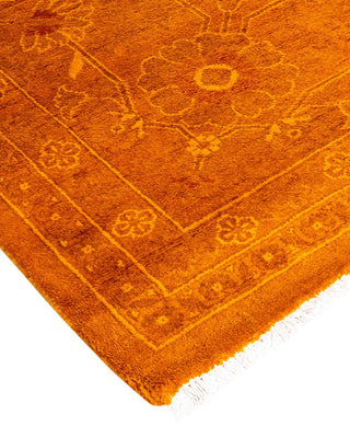 Vibrance, One-of-a-Kind Hand-Knotted Area Rug - Orange, 8' 1" x 10' 3" - Solo Rugs