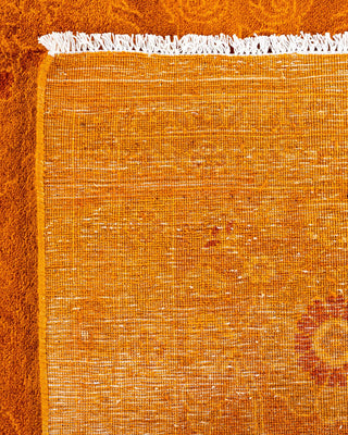Vibrance, One-of-a-Kind Hand-Knotted Area Rug - Orange, 8' 1" x 10' 3" - Solo Rugs