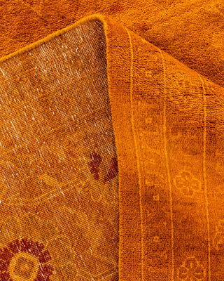 Vibrance, One-of-a-Kind Hand-Knotted Area Rug - Orange, 8' 1" x 10' 3" - Solo Rugs