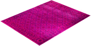 Vibrance, One-of-a-Kind Hand-Knotted Area Rug - Pink, 11' 10" x 15' 3" - Solo Rugs