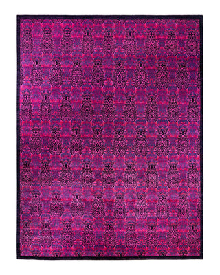 Vibrance, One-of-a-Kind Hand-Knotted Area Rug - Pink, 11' 10" x 15' 8" - Solo Rugs