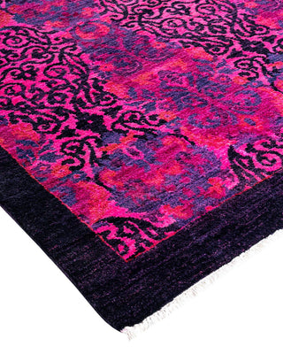 Vibrance, One-of-a-Kind Hand-Knotted Area Rug - Pink, 11' 10" x 15' 8" - Solo Rugs